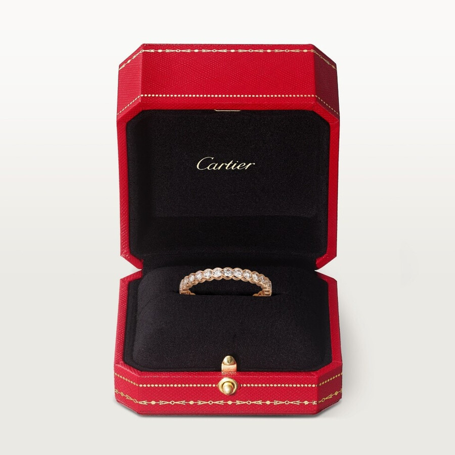 broderie de cartier wedding band diamonds