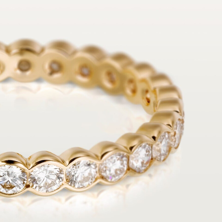 broderie de cartier wedding band diamonds