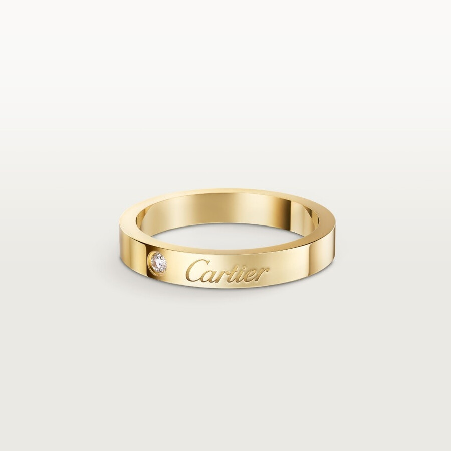 c de cartier wedding band 3 mm width 1 diamond