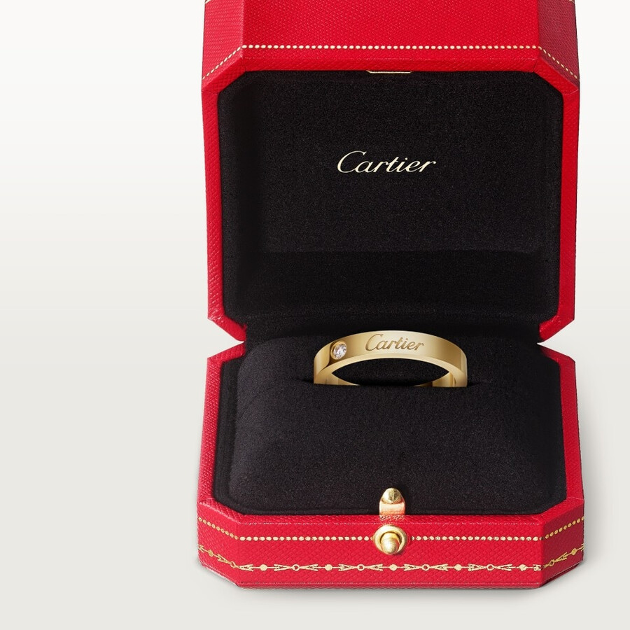 c de cartier wedding band 3 mm width 1 diamond