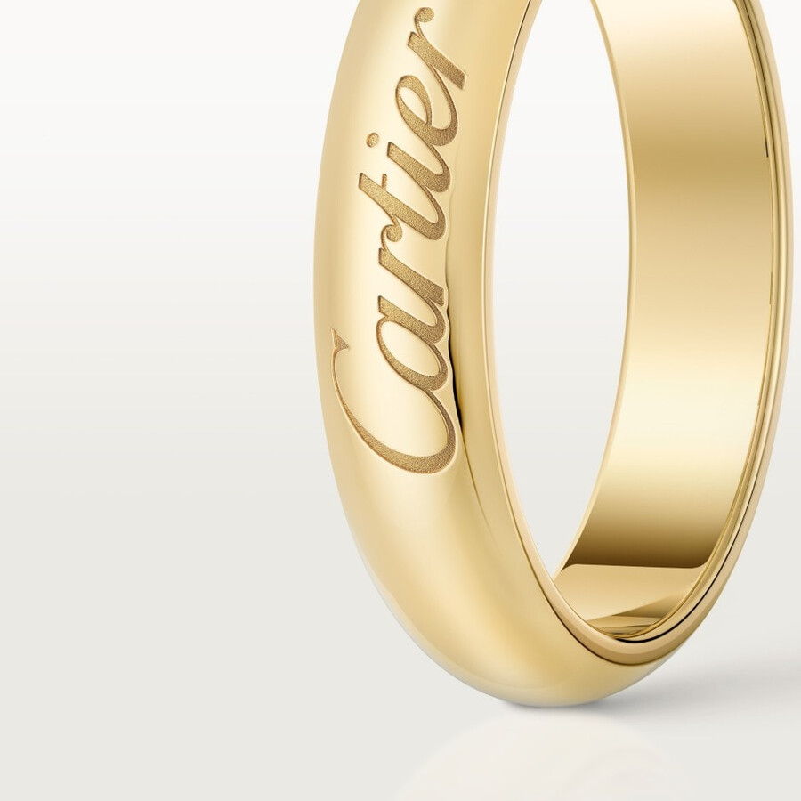 c de cartier wedding band 4 mm width