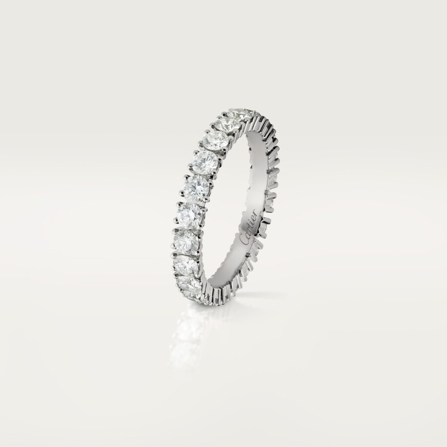 cartier destinée wedding band 3.3 mm width paved