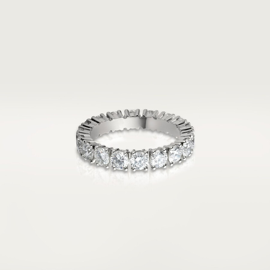 cartier destinée wedding band 4.1 mm width paved