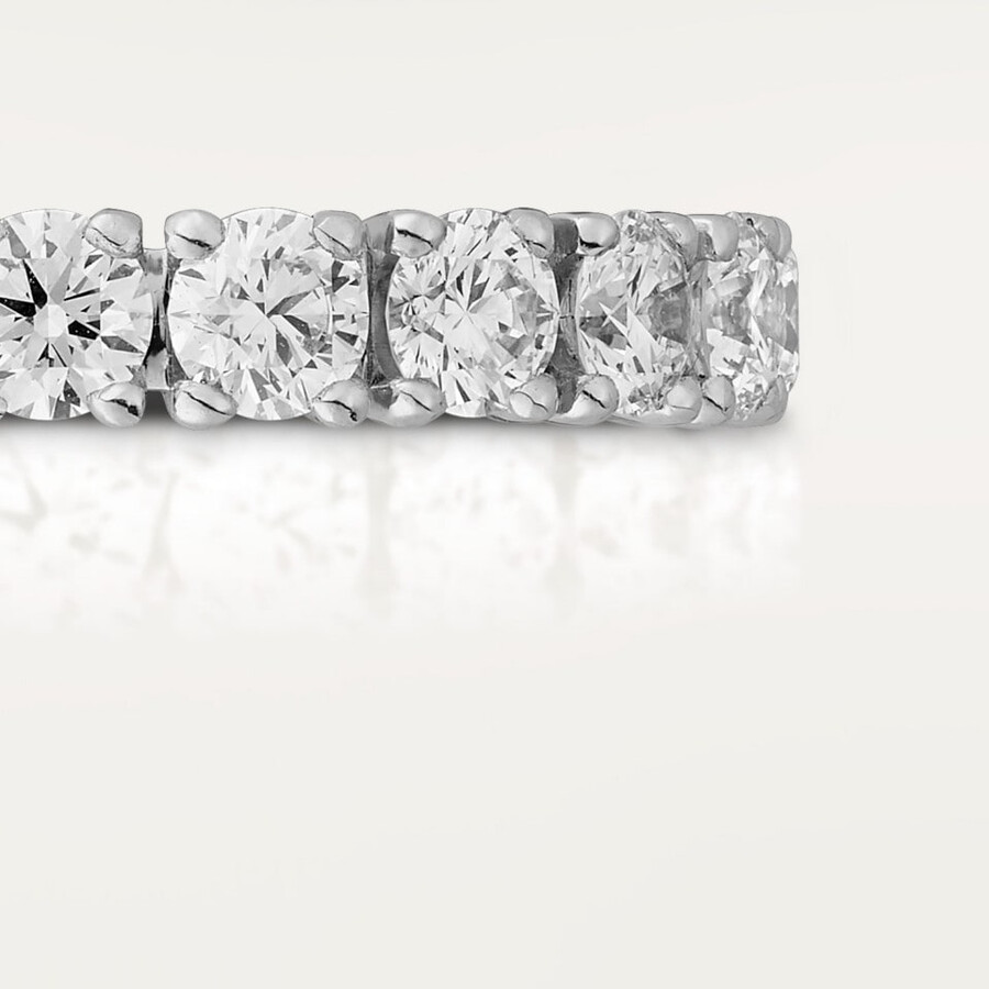 cartier destinée wedding band 4.1 mm width paved
