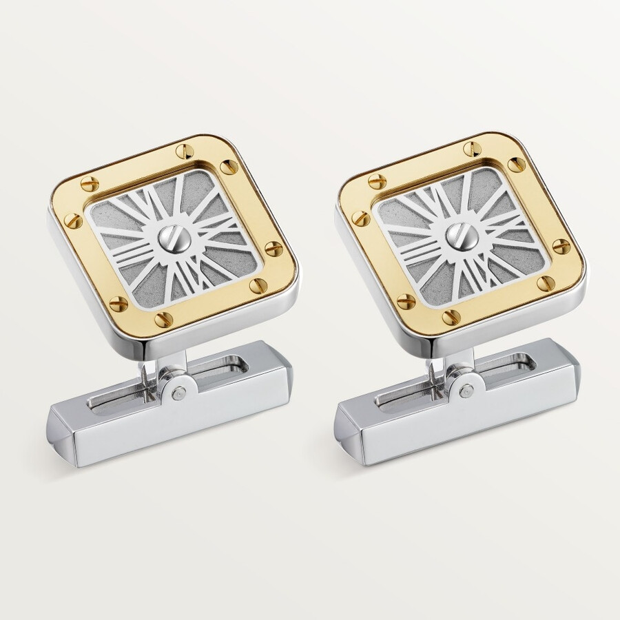 santos de cartier cufflinks