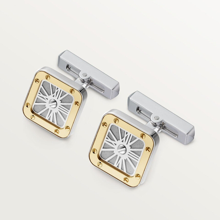 santos de cartier cufflinks