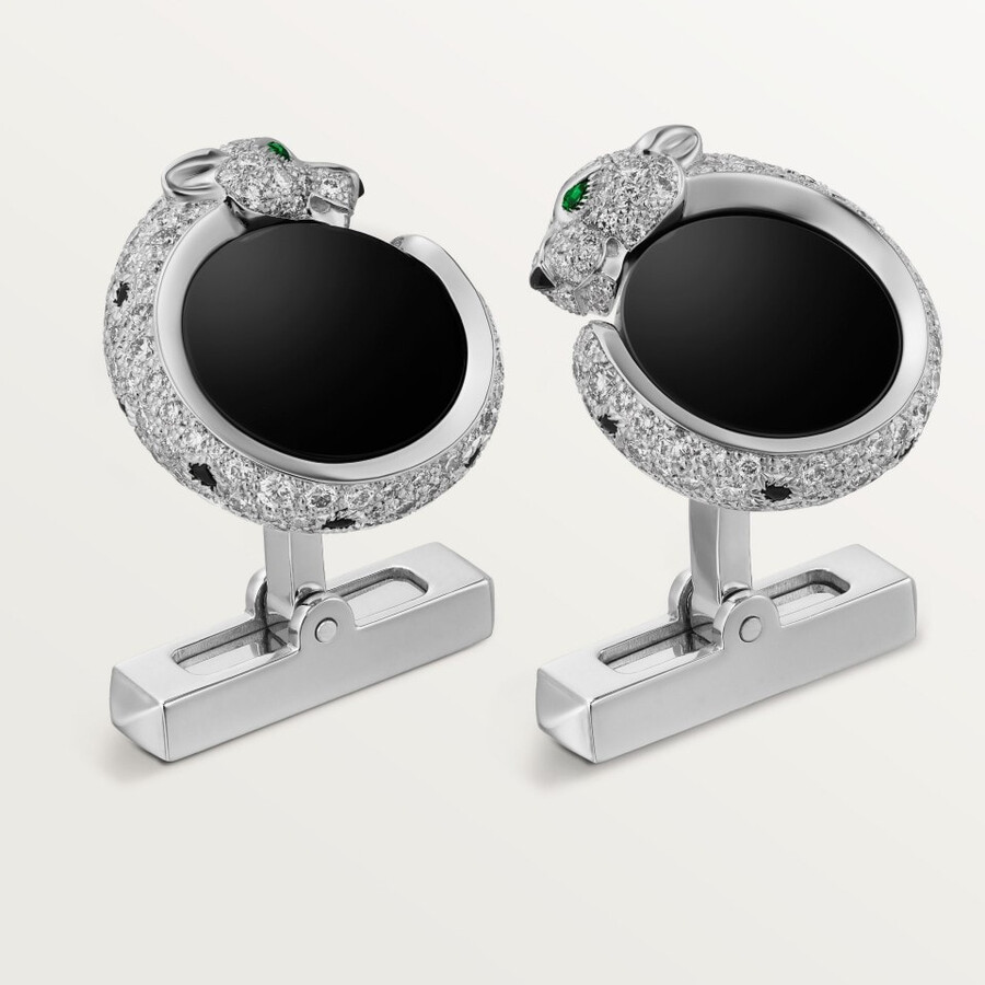 panthère de cartier cufflinks