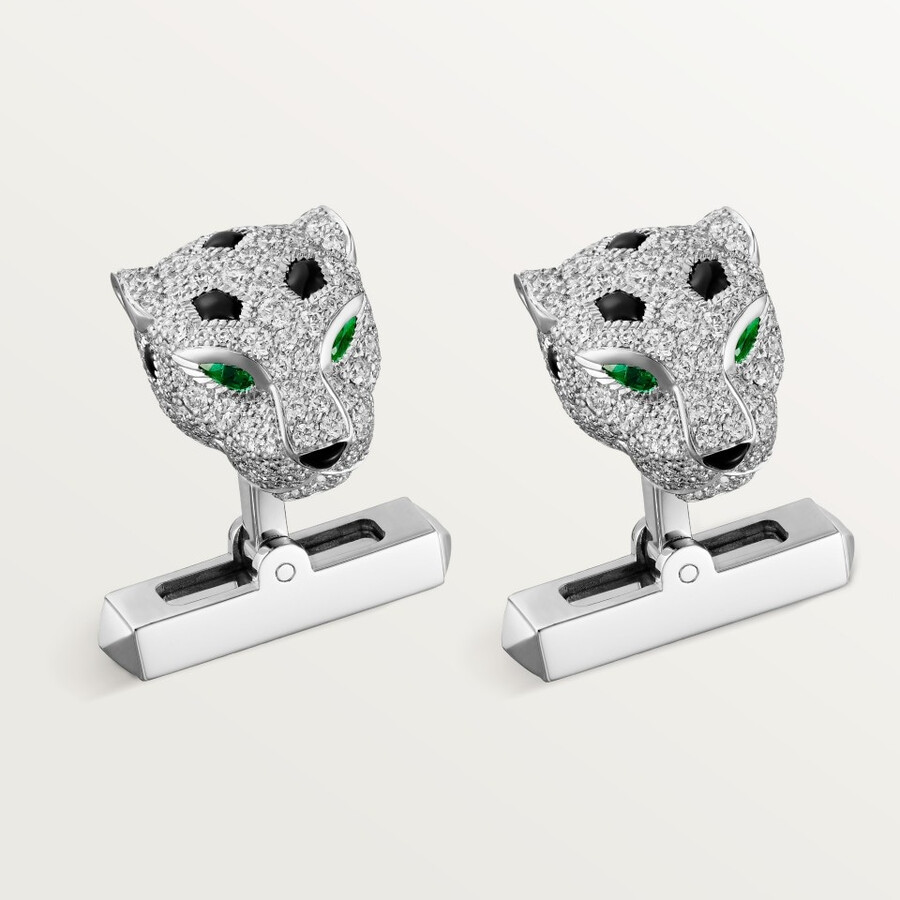 panthère de cartier cufflinks