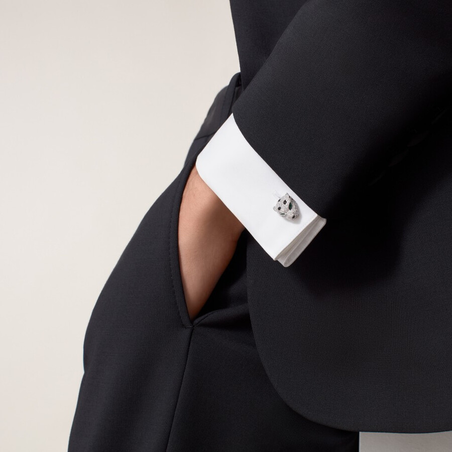 panthère de cartier cufflinks