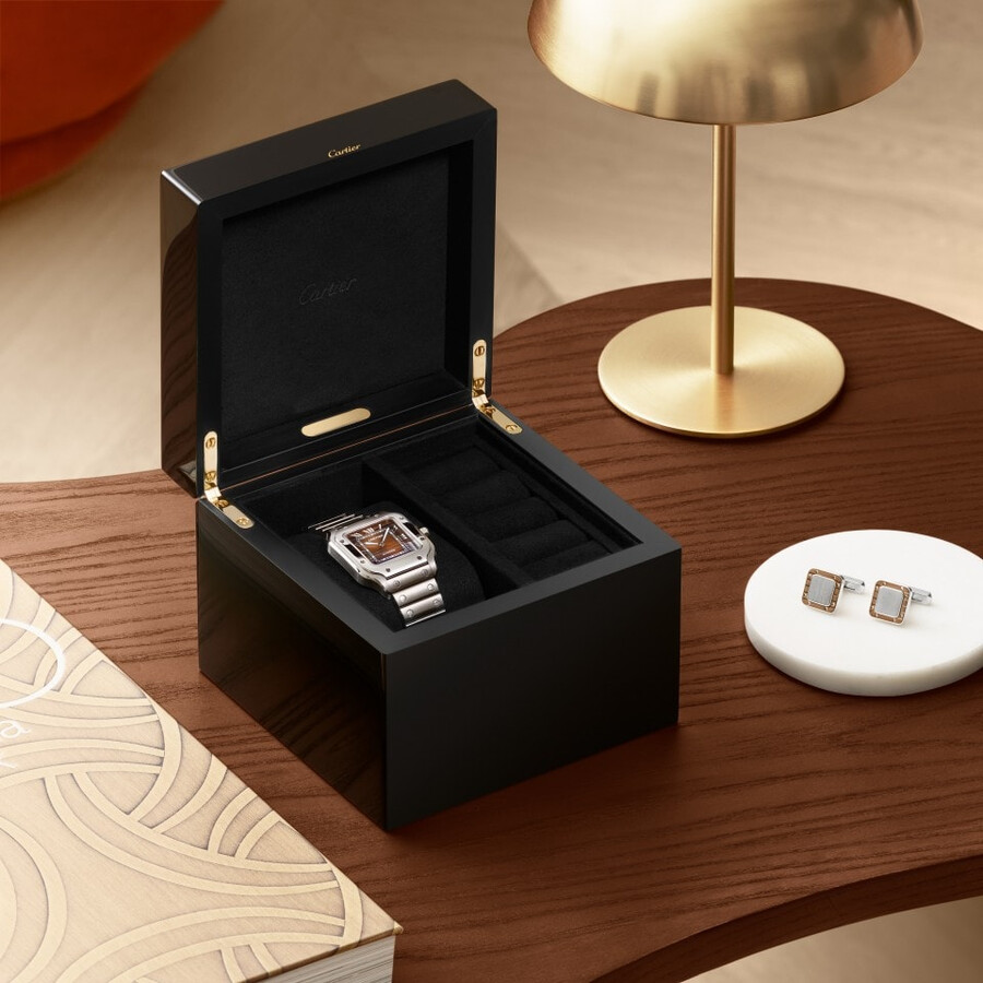 santos de cartier cufflinks