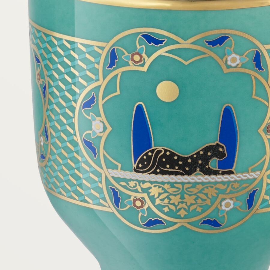 set of three panthère de cartier cups