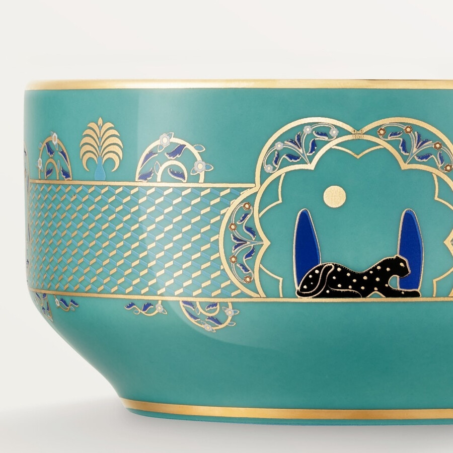 set of two panthère de cartier bowls