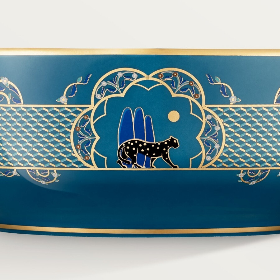 set of two panthère de cartier bowls
