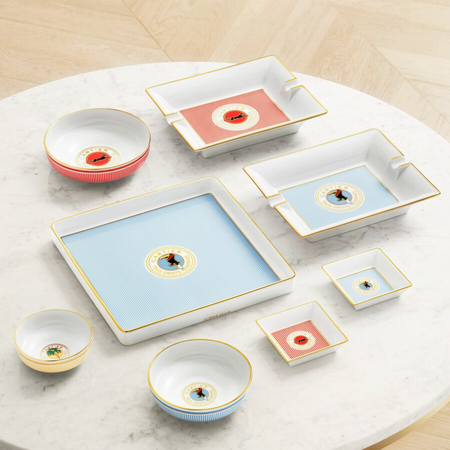 cartier characters ashtray
