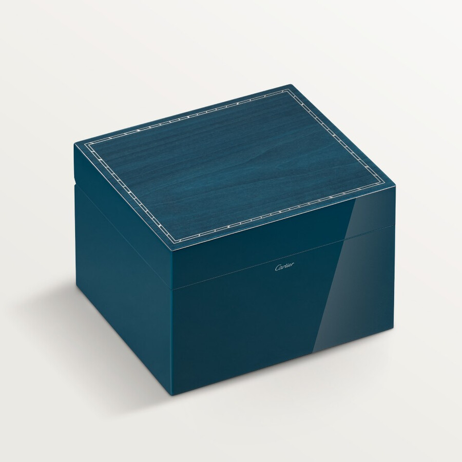 santos de cartier one watch and cufflink box