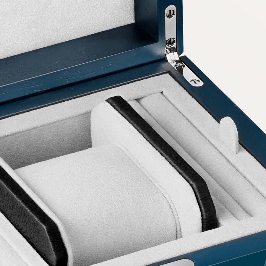 santos de cartier one watch and cufflink box