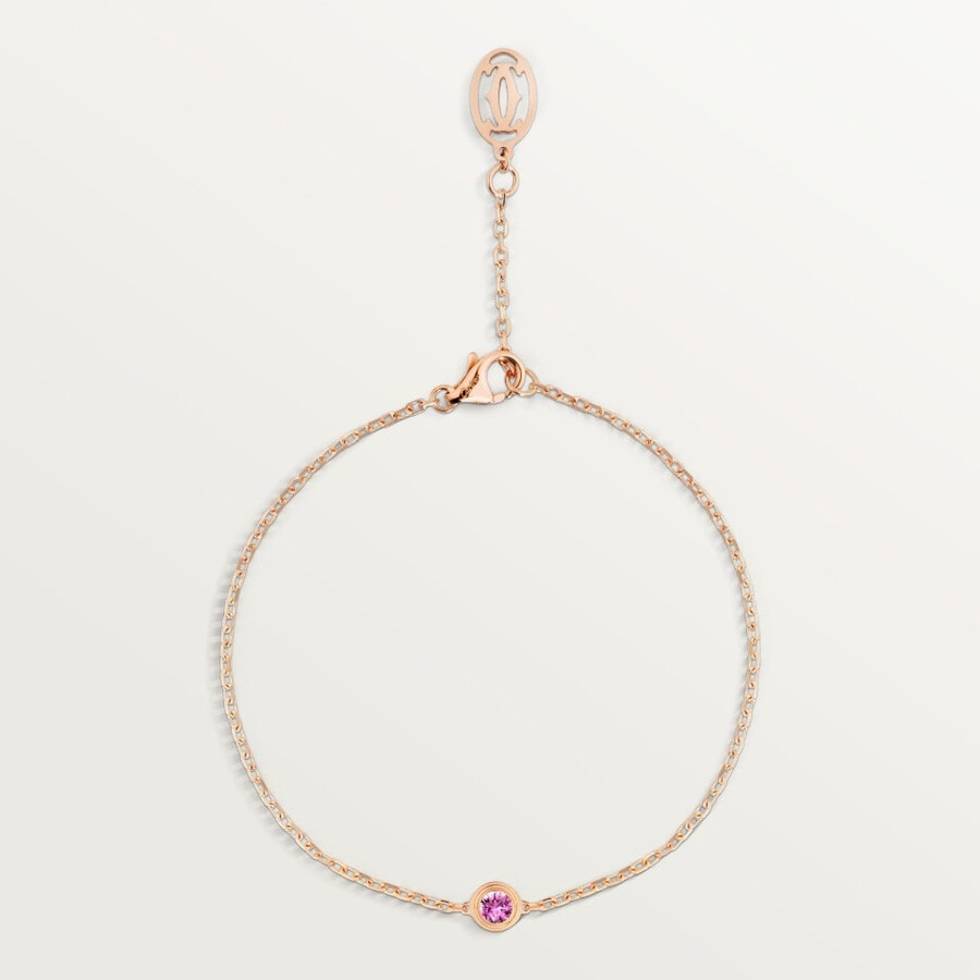 cartier damour bracelet pink sapphire