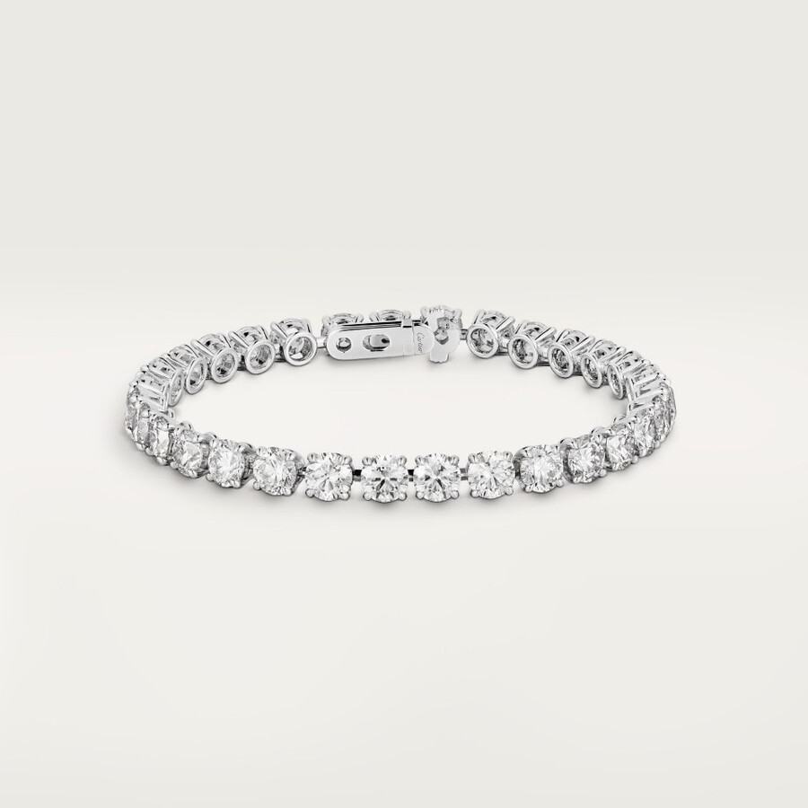 lignes essentielles bracelet brilliant-cut diamonds