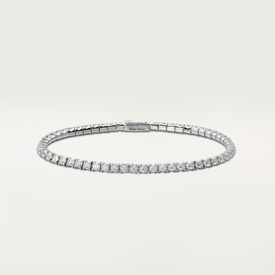 lignes essentielles bracelet brilliant-cut diamonds