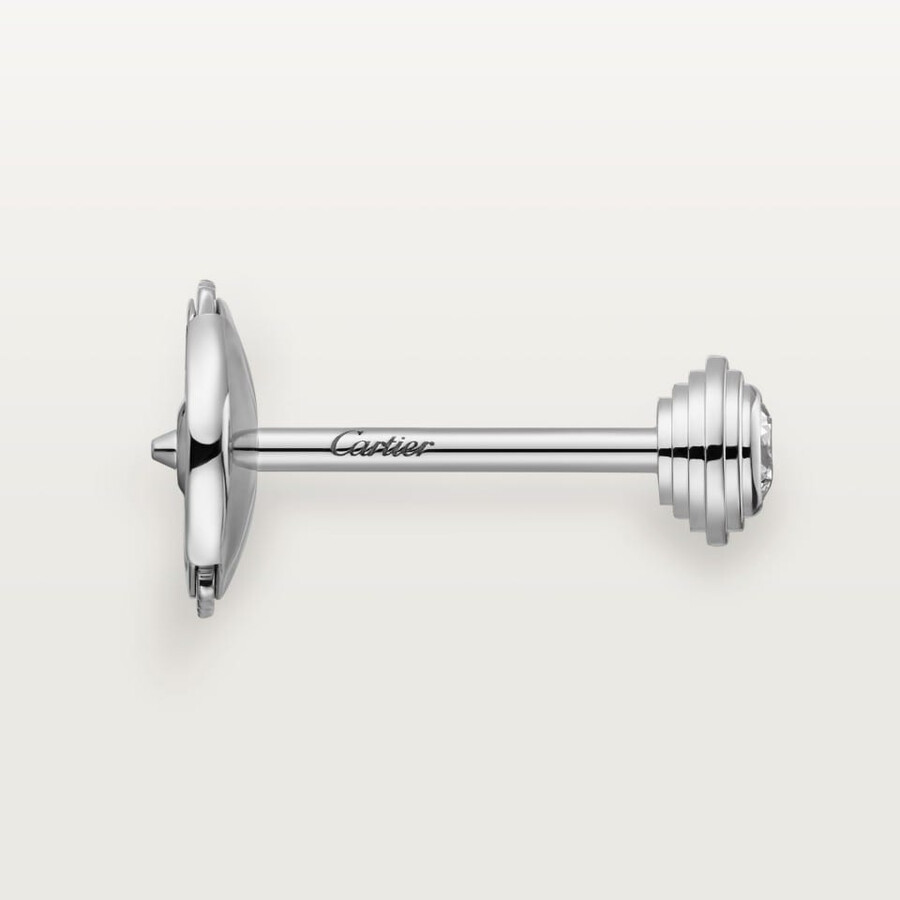 cartier damour stud earrings 2 diamonds mini model