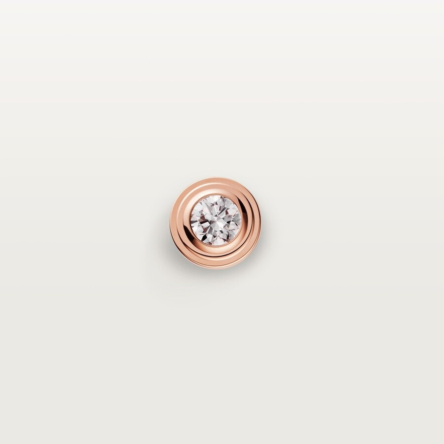 cartier damour stud earrings 2 diamonds mini model
