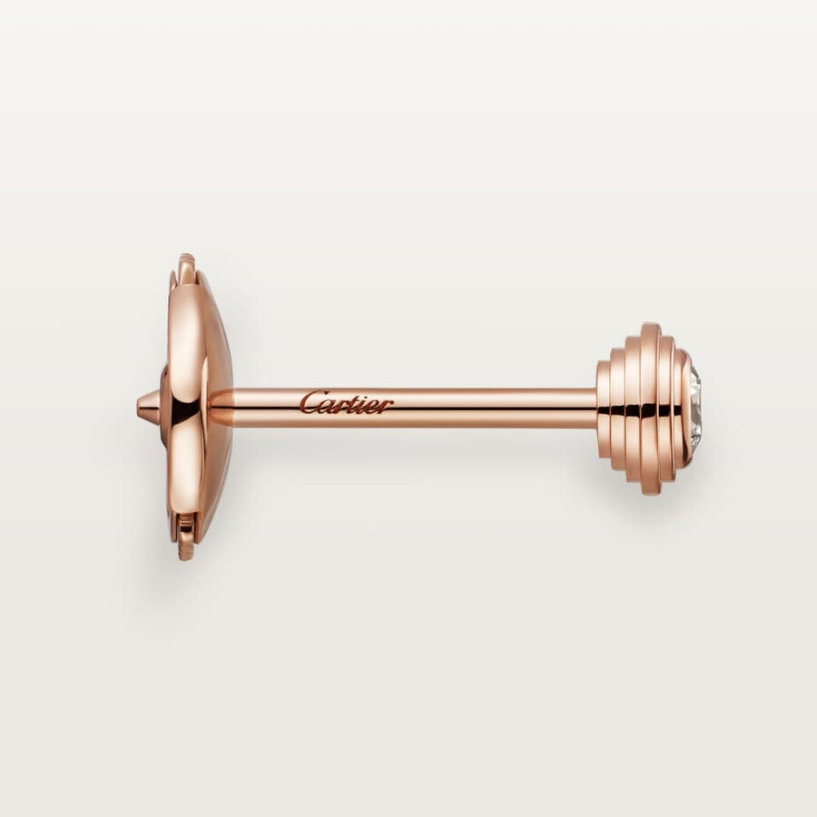 cartier damour stud earrings 2 diamonds mini model