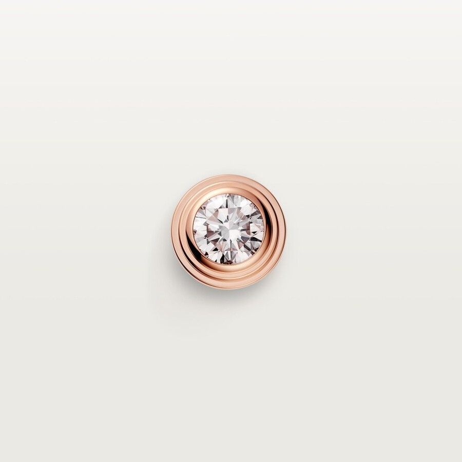 cartier damour stud earrings 2 diamonds small model