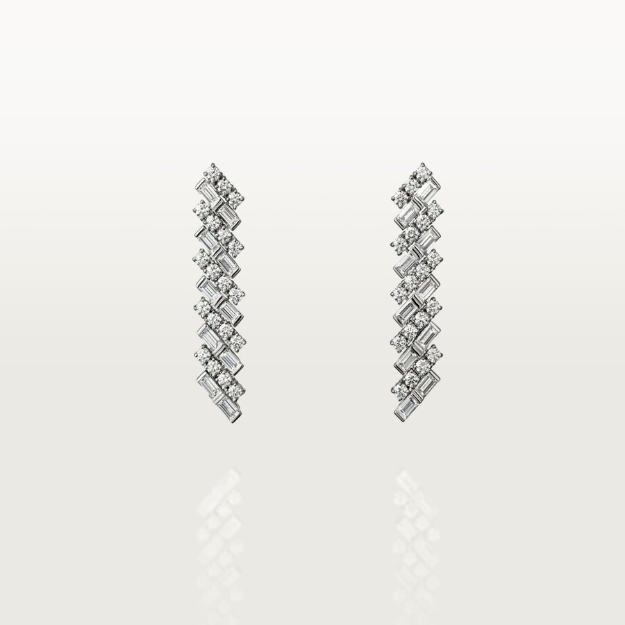reflection de cartier earrings diamonds
