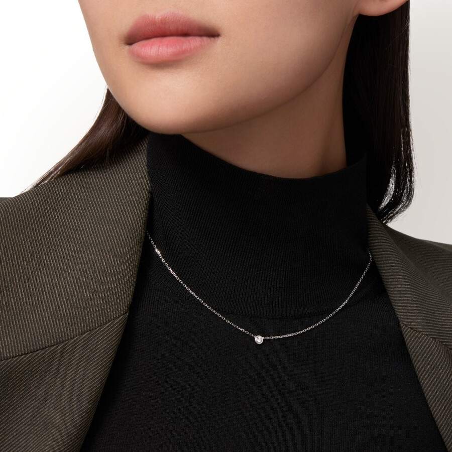 cartier damour pendant diamond small model