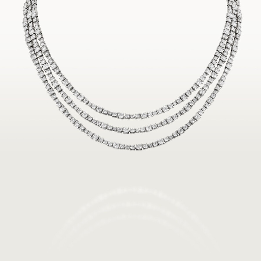 lignes essentielles necklace brilliant-cut diamonds
