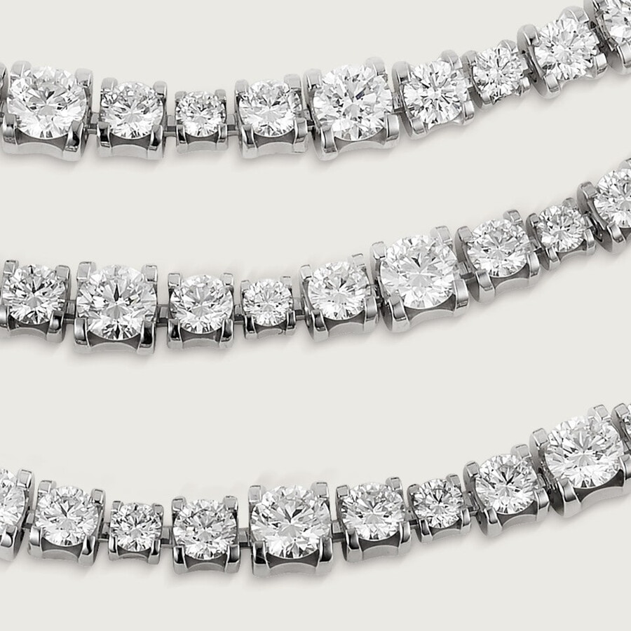 lignes essentielles necklace brilliant-cut diamonds