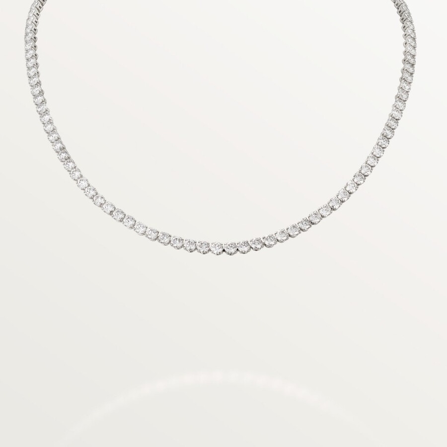 lignes essentielles necklace brilliant-cut diamonds