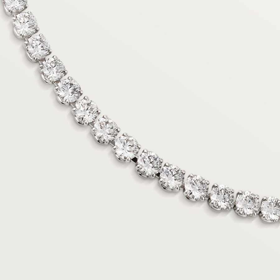 lignes essentielles necklace brilliant-cut diamonds