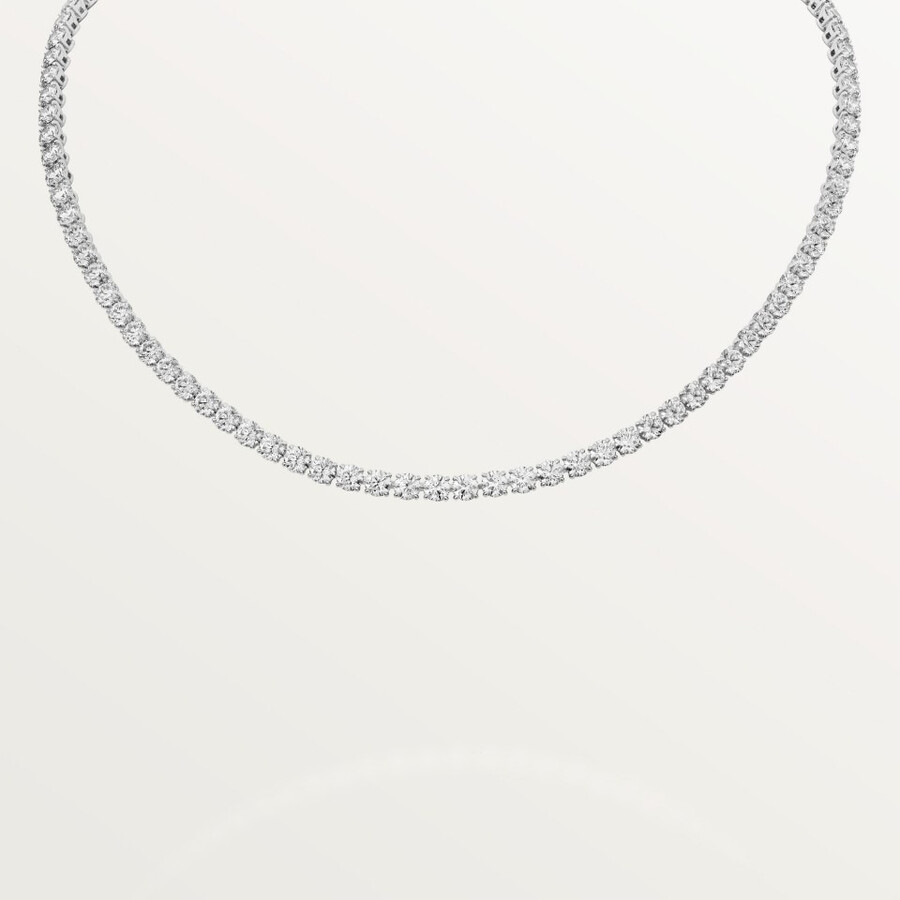 lignes essentielles necklace brilliant-cut diamonds