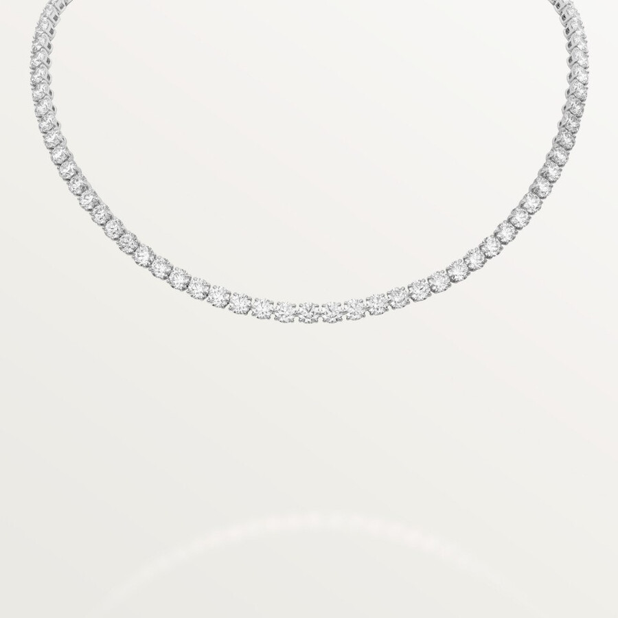 lignes essentielles necklace brilliant-cut diamonds