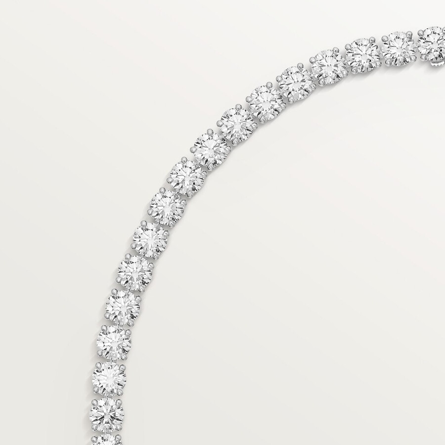 lignes essentielles necklace brilliant-cut diamonds