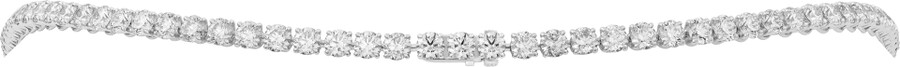 lignes essentielles necklace brilliant-cut diamonds