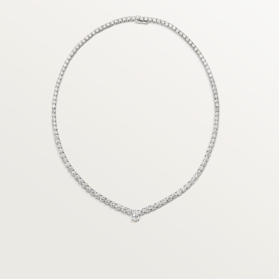 lignes essentielles necklace brilliant-cut diamonds