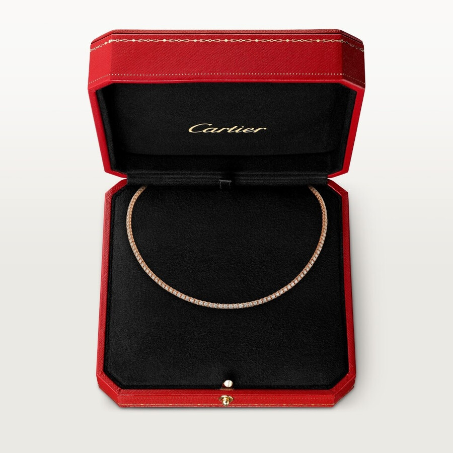 lignes essentielles necklace brilliant-cut diamonds