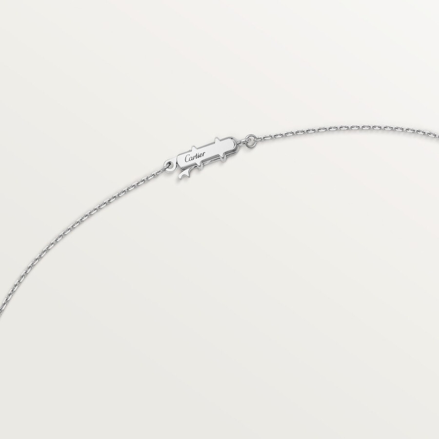 cartier destinée pendant emerald-cut diamond paved