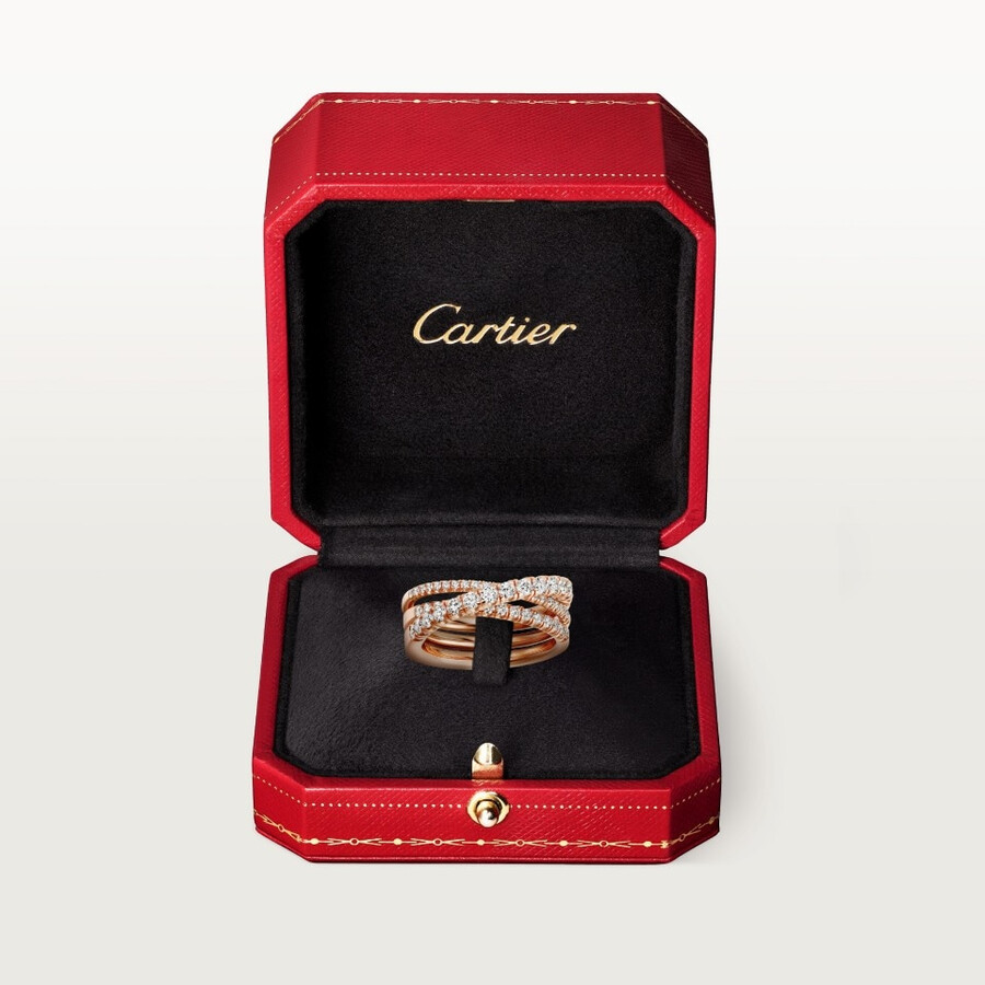 etincelle de cartier ring semi-paved