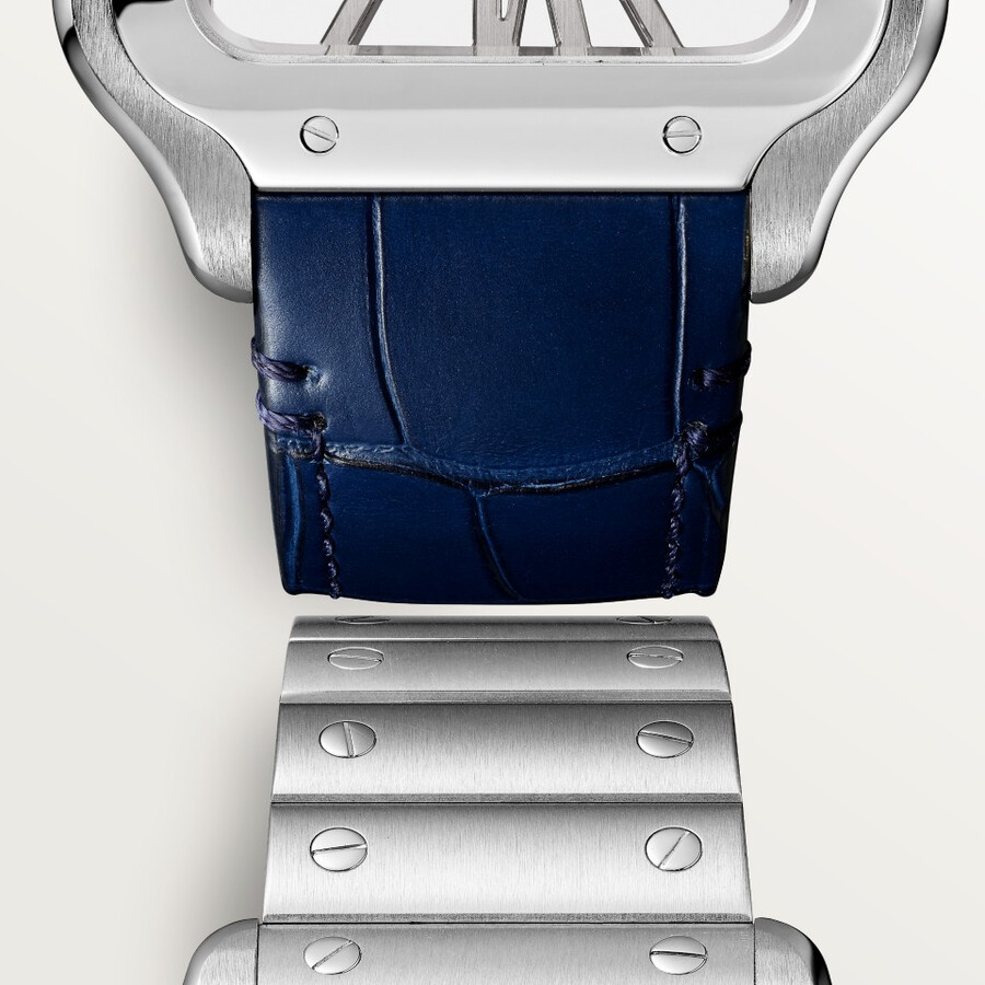 santos de cartier skeleton watch