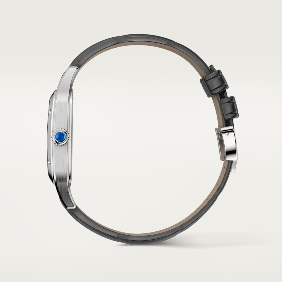 santos-dumont skeleton watch equipped with a micro-rotor