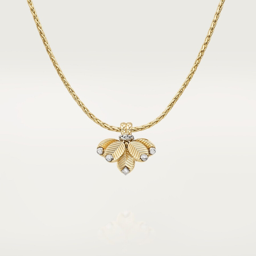 grain de café necklace diamonds