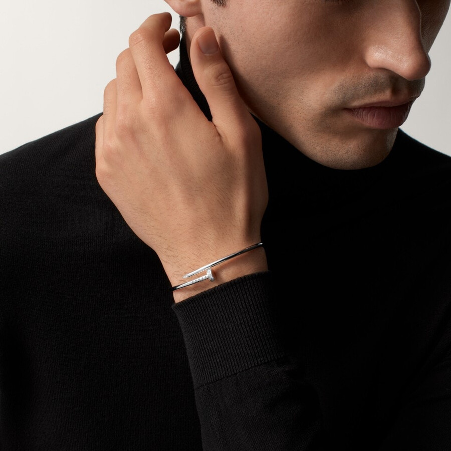 juste un clou bracelet small model diamonds