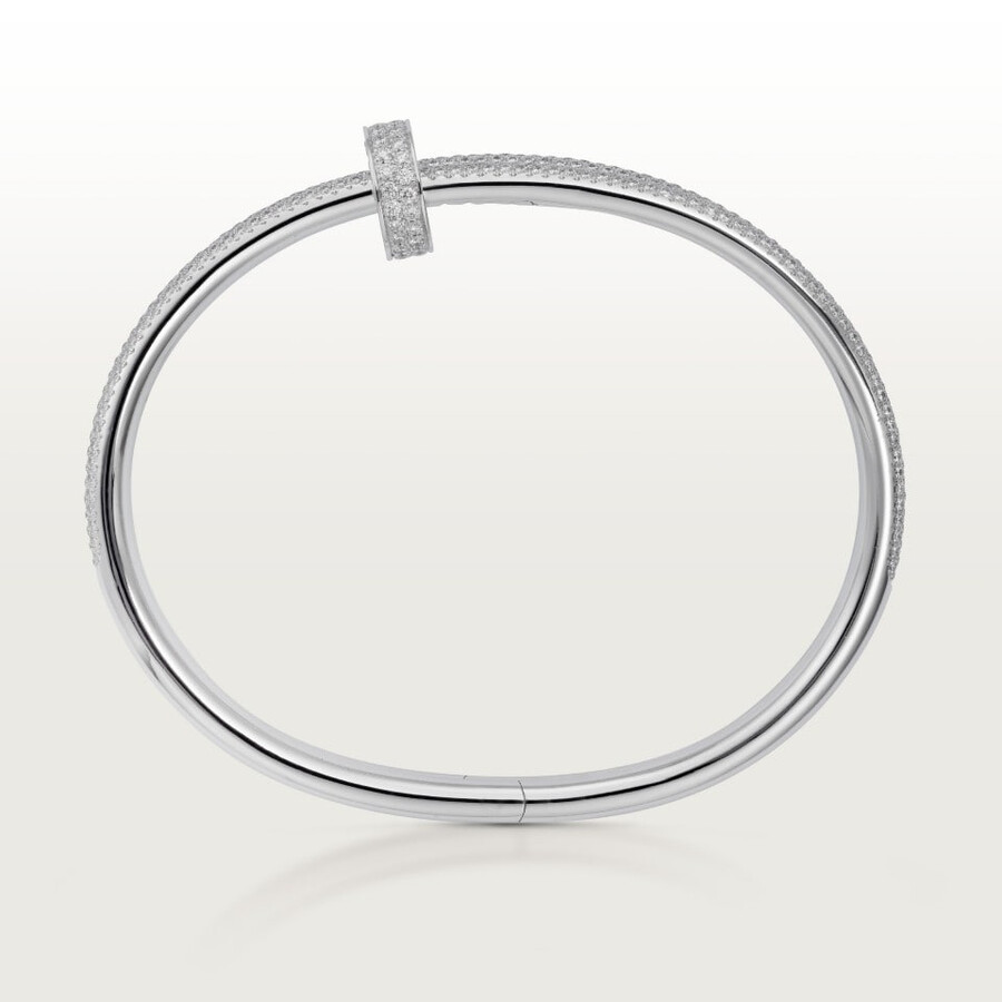 juste un clou bracelet double half-paved