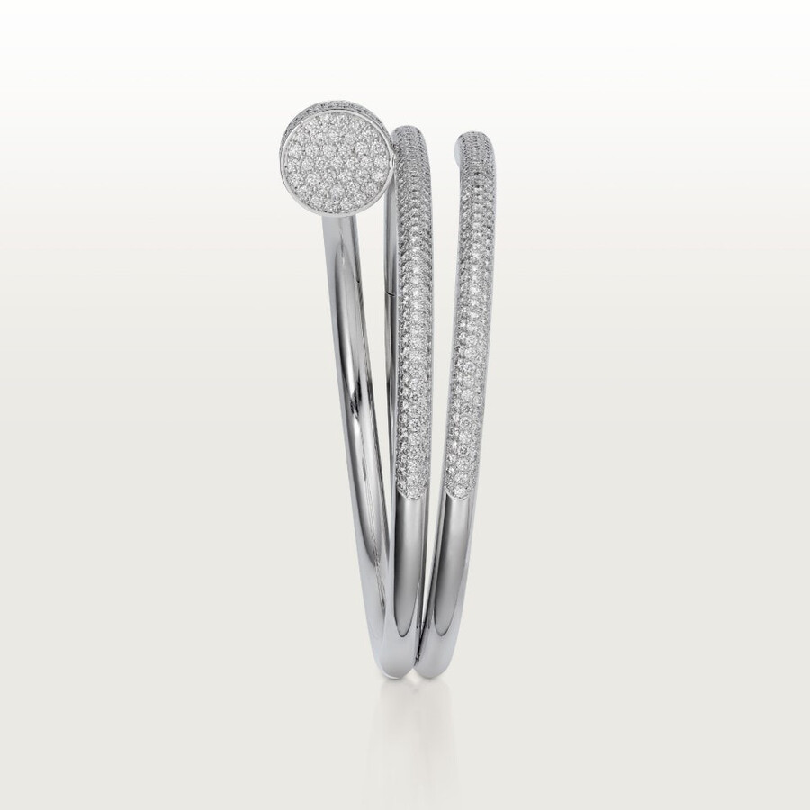 juste un clou bracelet double half-paved