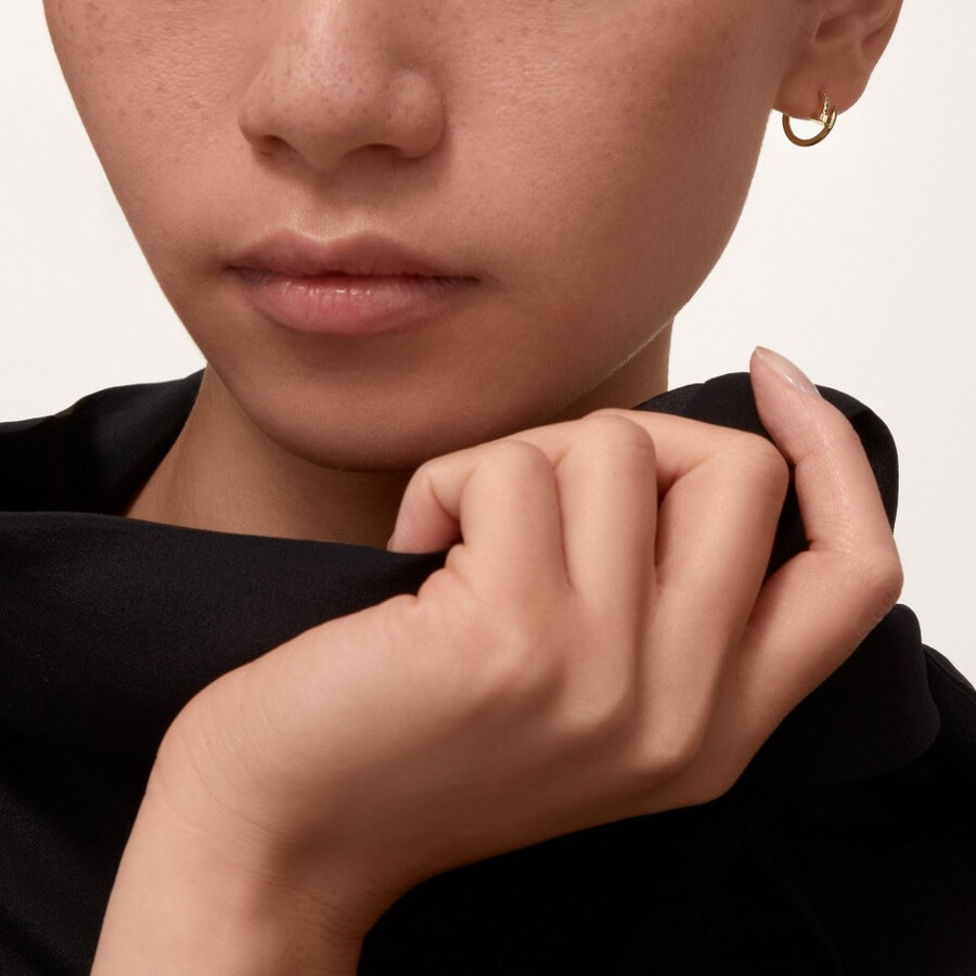 juste un clou single hoop earring mini model