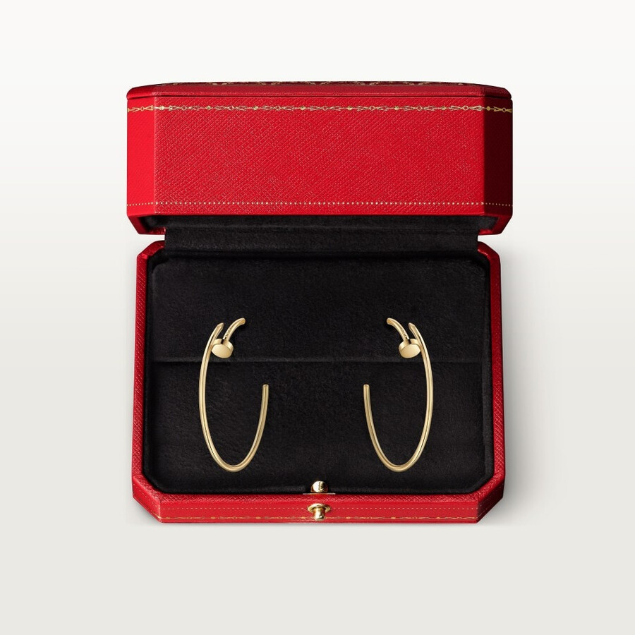 juste un clou hoop earrings large model