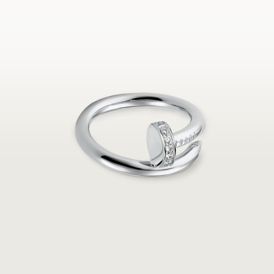 juste un clou ring classic model diamonds
